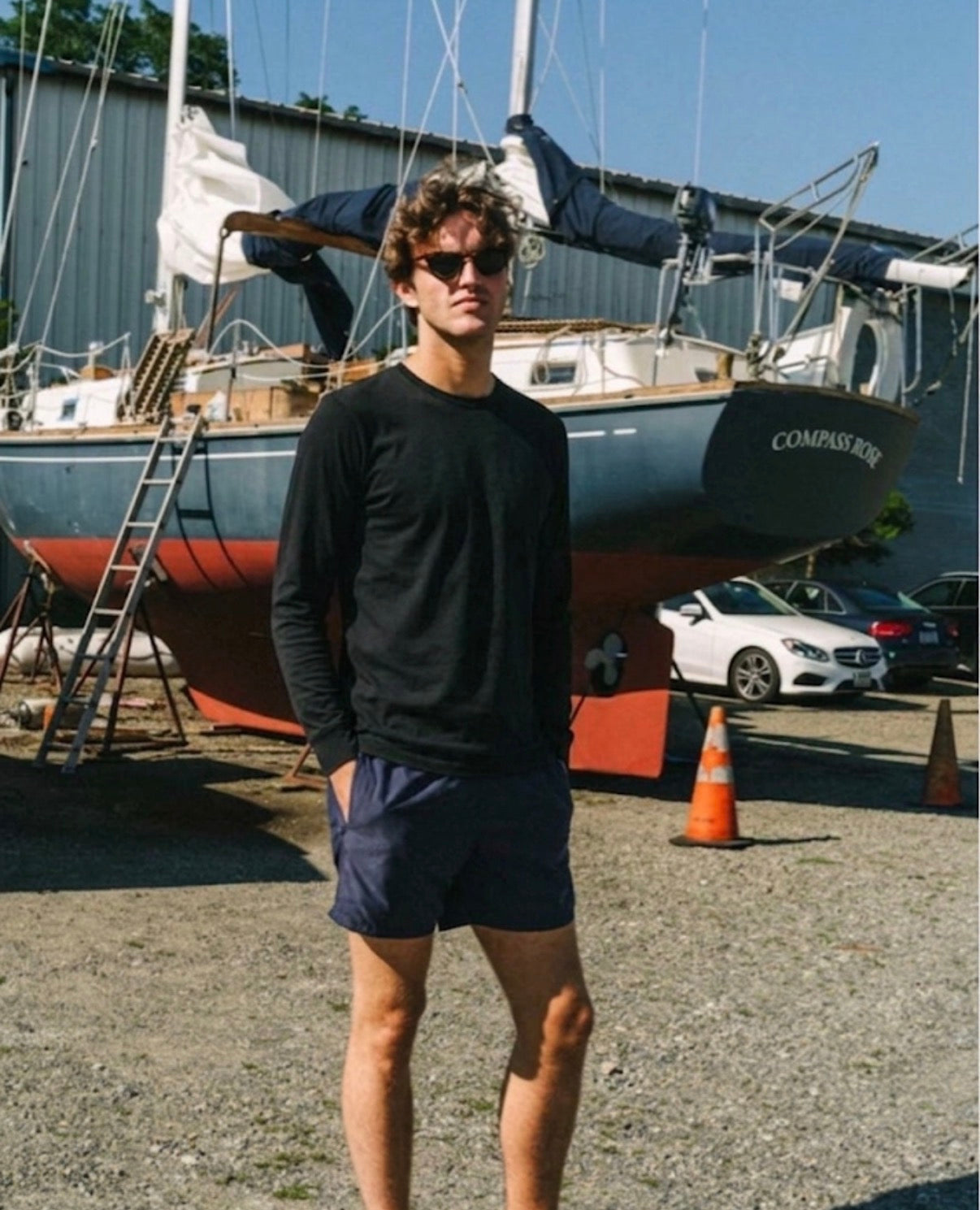 Organic Cotton Long Sleeve T-Shirt/Men's Bamboo Viscose